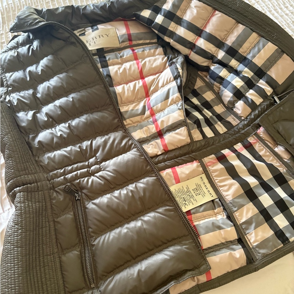 Burberry Quilted Vest - Khaki